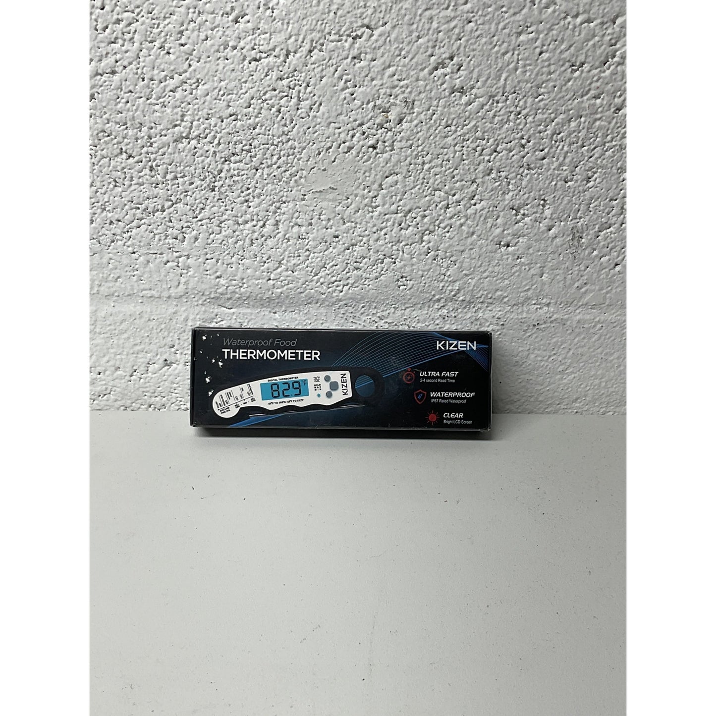 Waterproof Food Thermometer Black