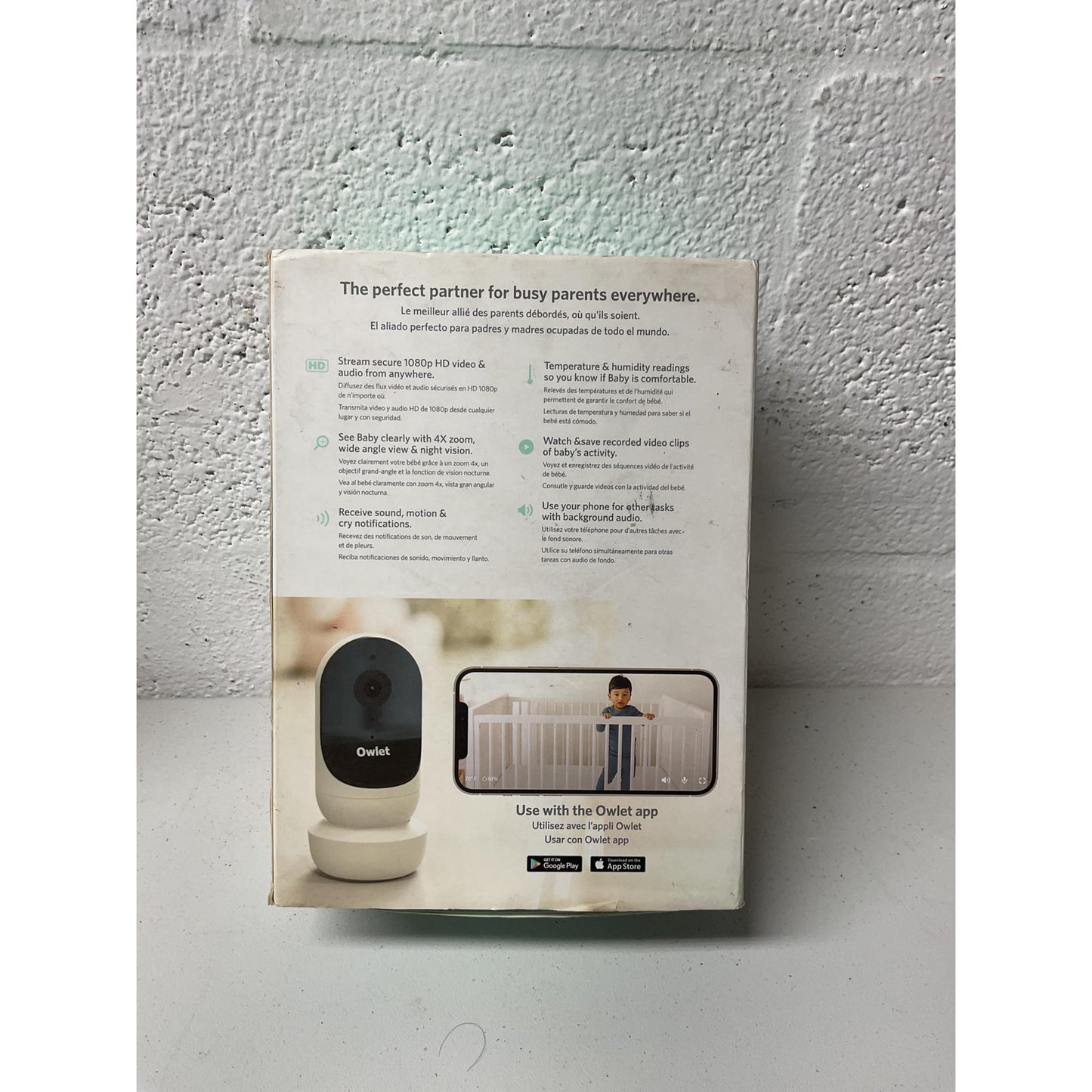 Owlet Cam 2 camera white