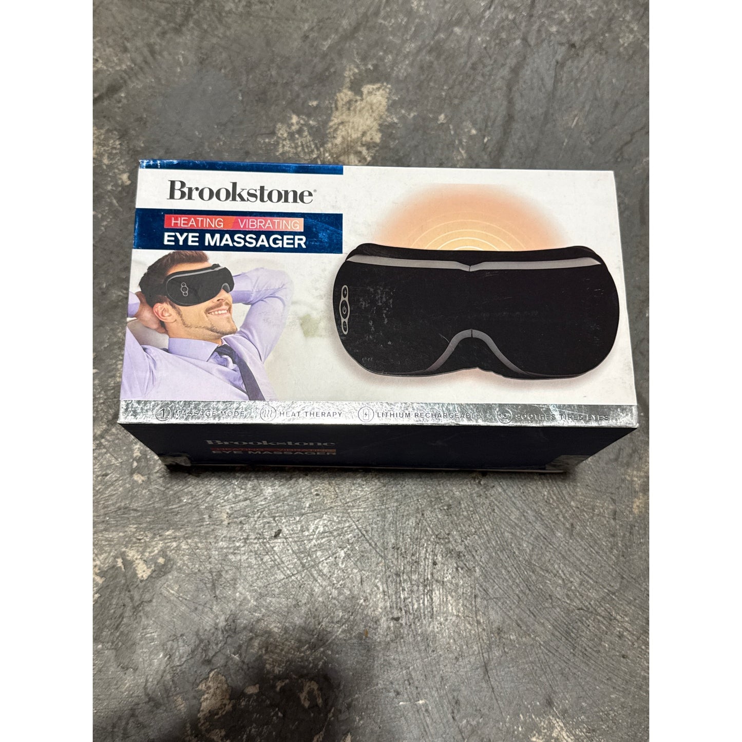 Brookstone Eye Massager heating and Vibrating