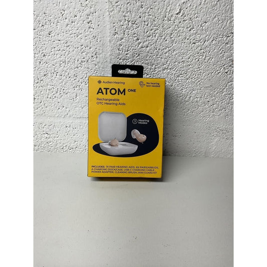 Audien ATOM ONE Rechargeable OTC Hearing Aids