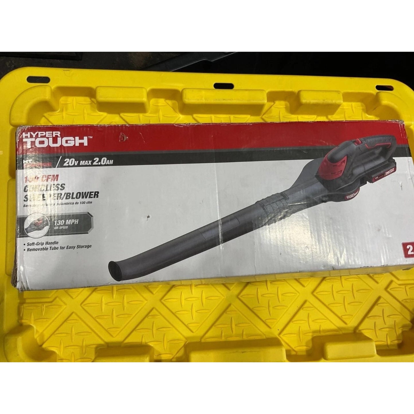 Hyper Tough 100 CFM Cordless Sweeper Blower 20V HT Charge Lithium Ion