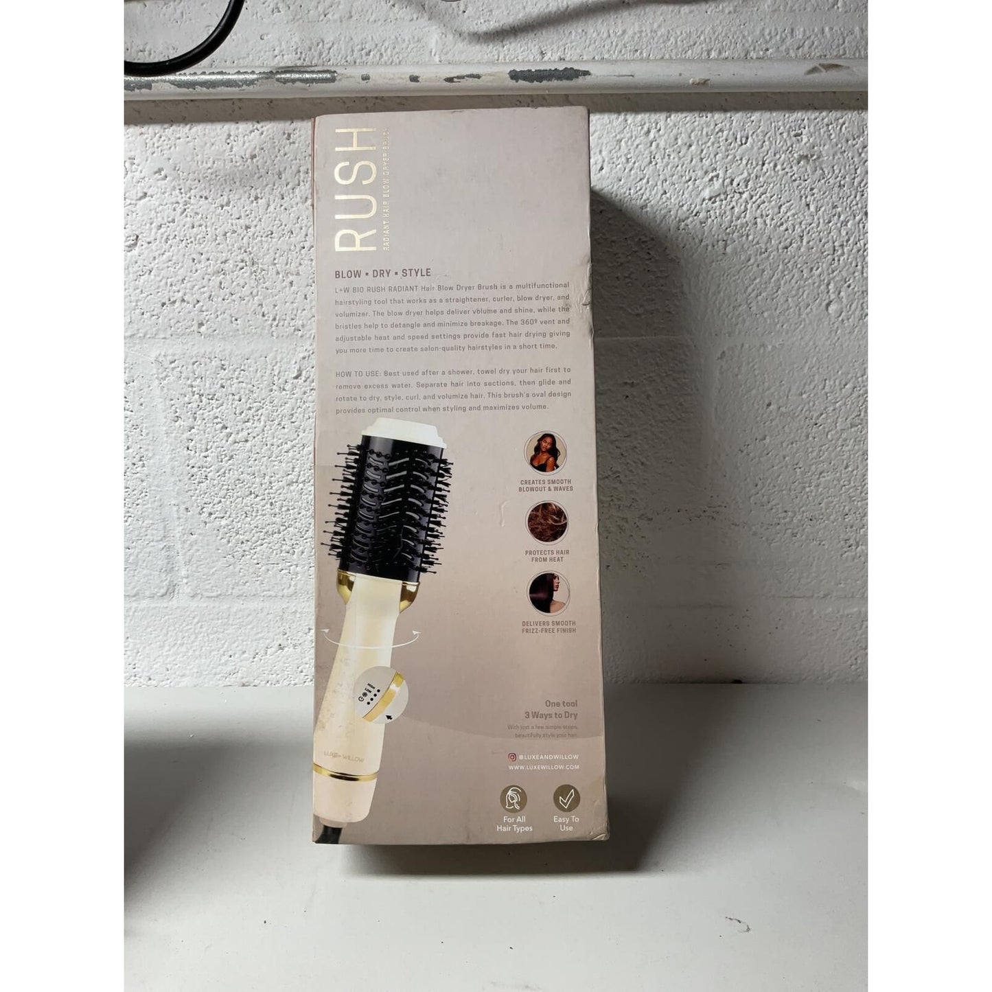 Luxe + Willow Rush Barrel Blow Dryer