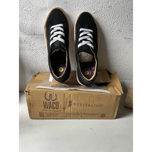 Waco Shoe Company Women’s Hermosa Black Sneakers size 11 **Brand New**