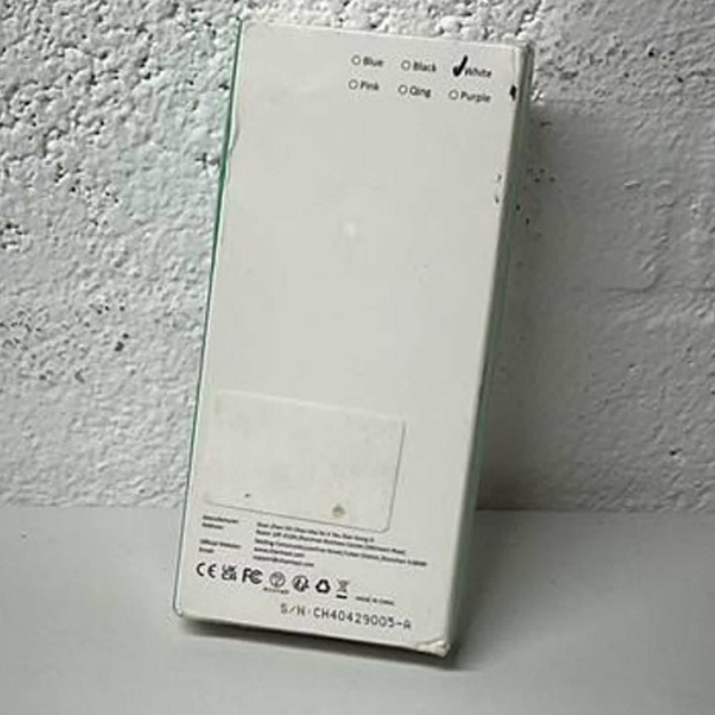 Charmast 10000mAh Power Bank White