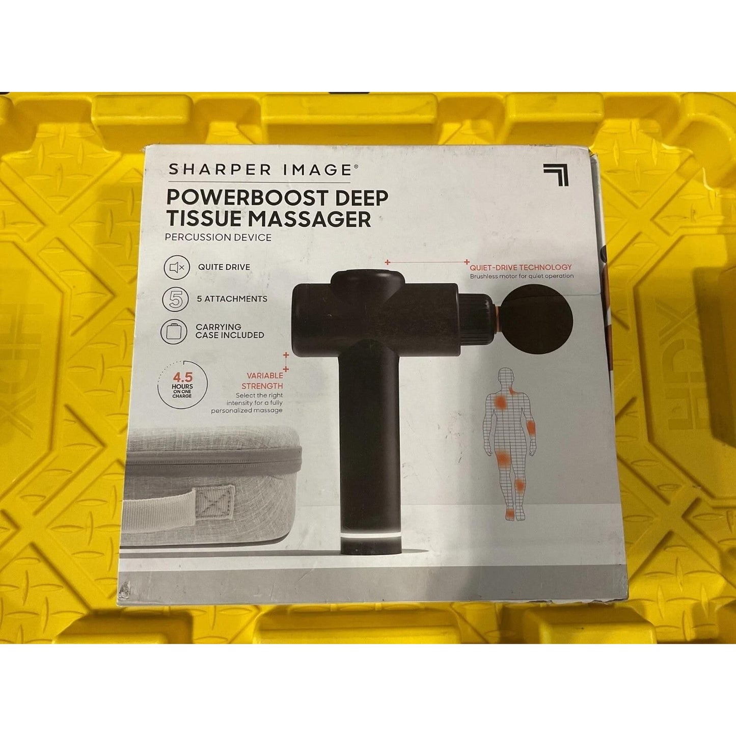sharper image powerboost deep tissue massager