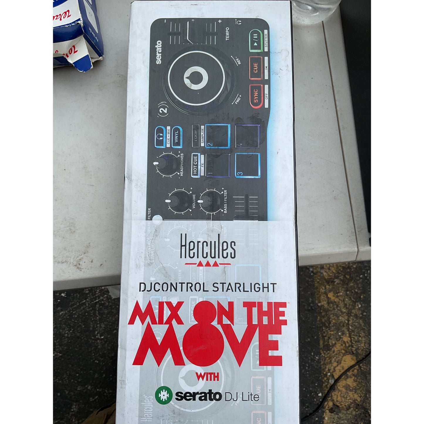 DJ control star light mix on the move with serato dj lite hercules
