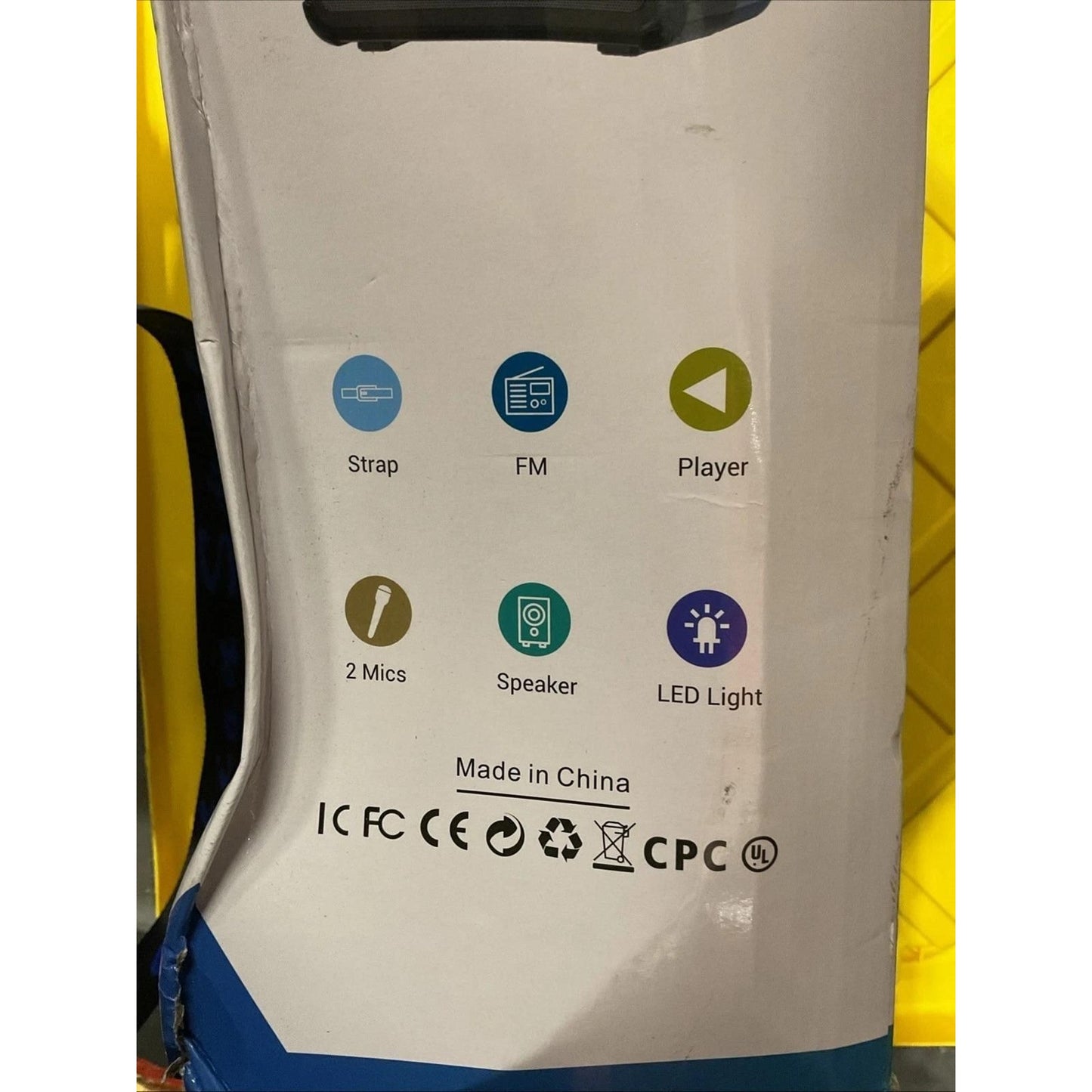 Portable Karaoke Machine With 2 Microphones