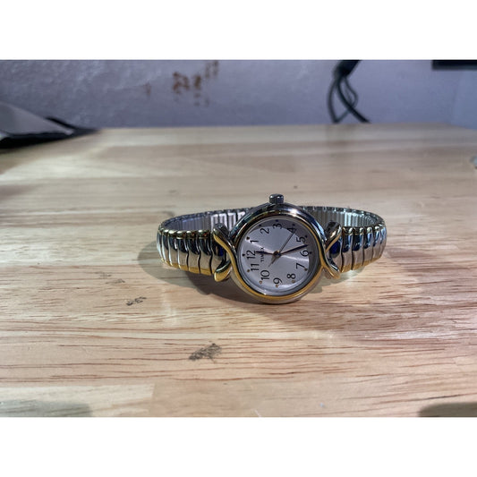 Timex two tone stainless steel WR30 meters Womens Watch Grade A