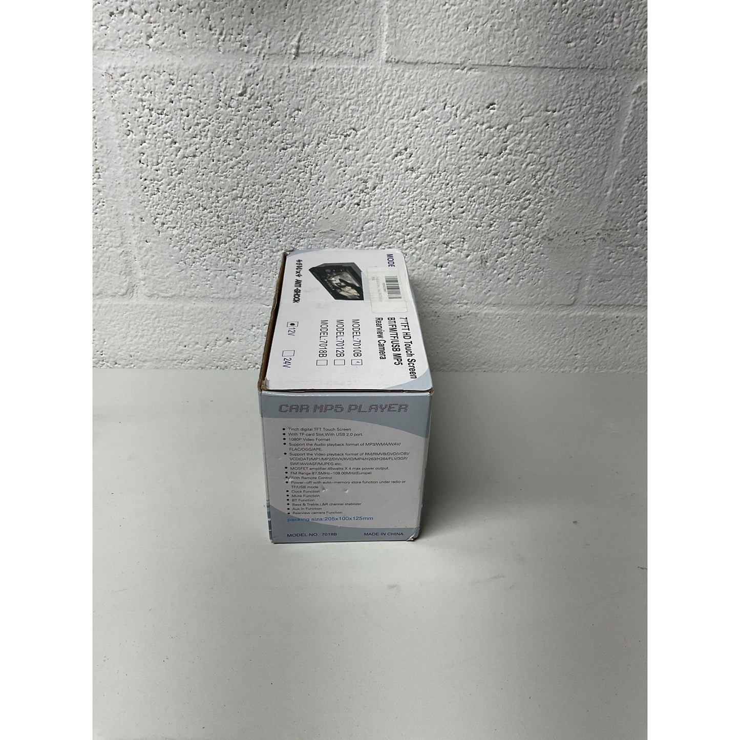 7” TFT HD Car Player model 7010B