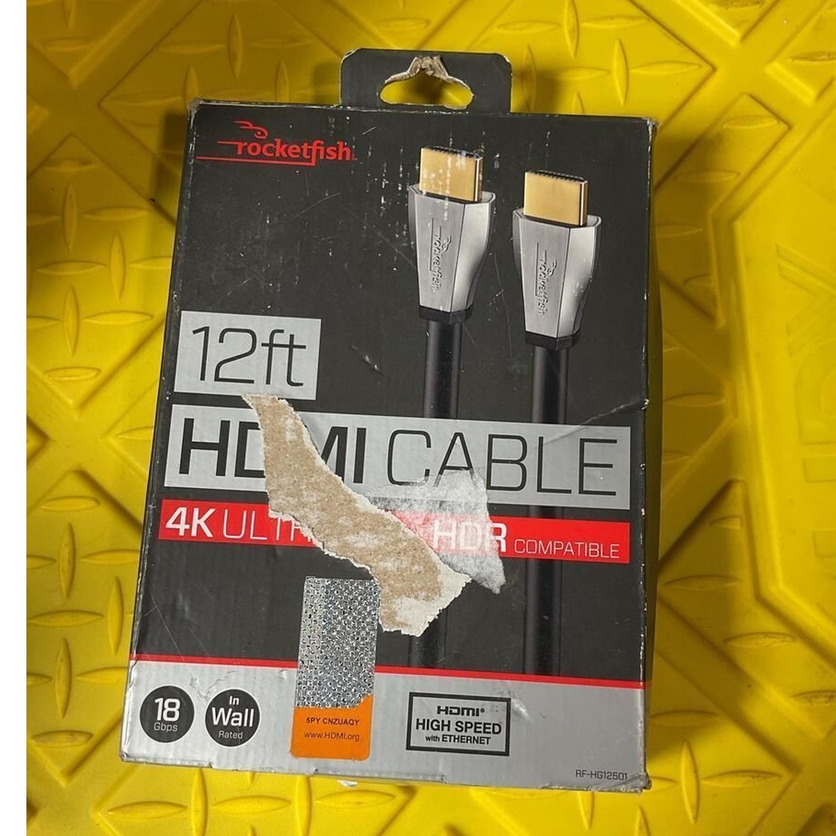 Rocketfish 12ft HDMI Cable - Open Box