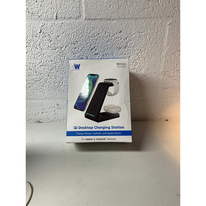 Just Wireless Qi Desktop Charging Station
