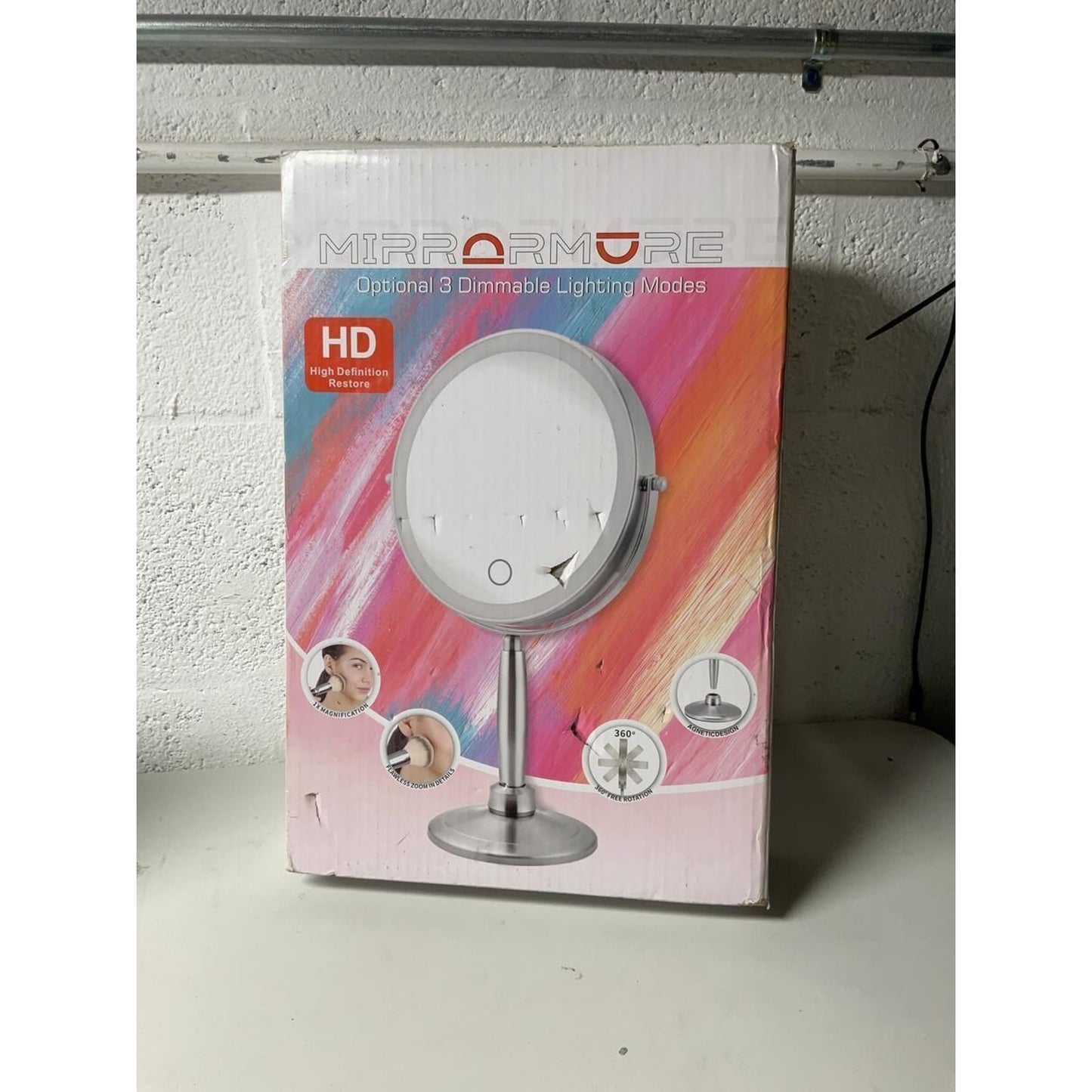 Mirrormore 9” Lighted Mirror