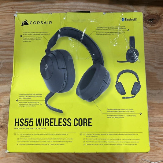 Corsair HS55 Wireless Core Gaming Headset, Bluetooth for PC, PS5, PS4, Mobile