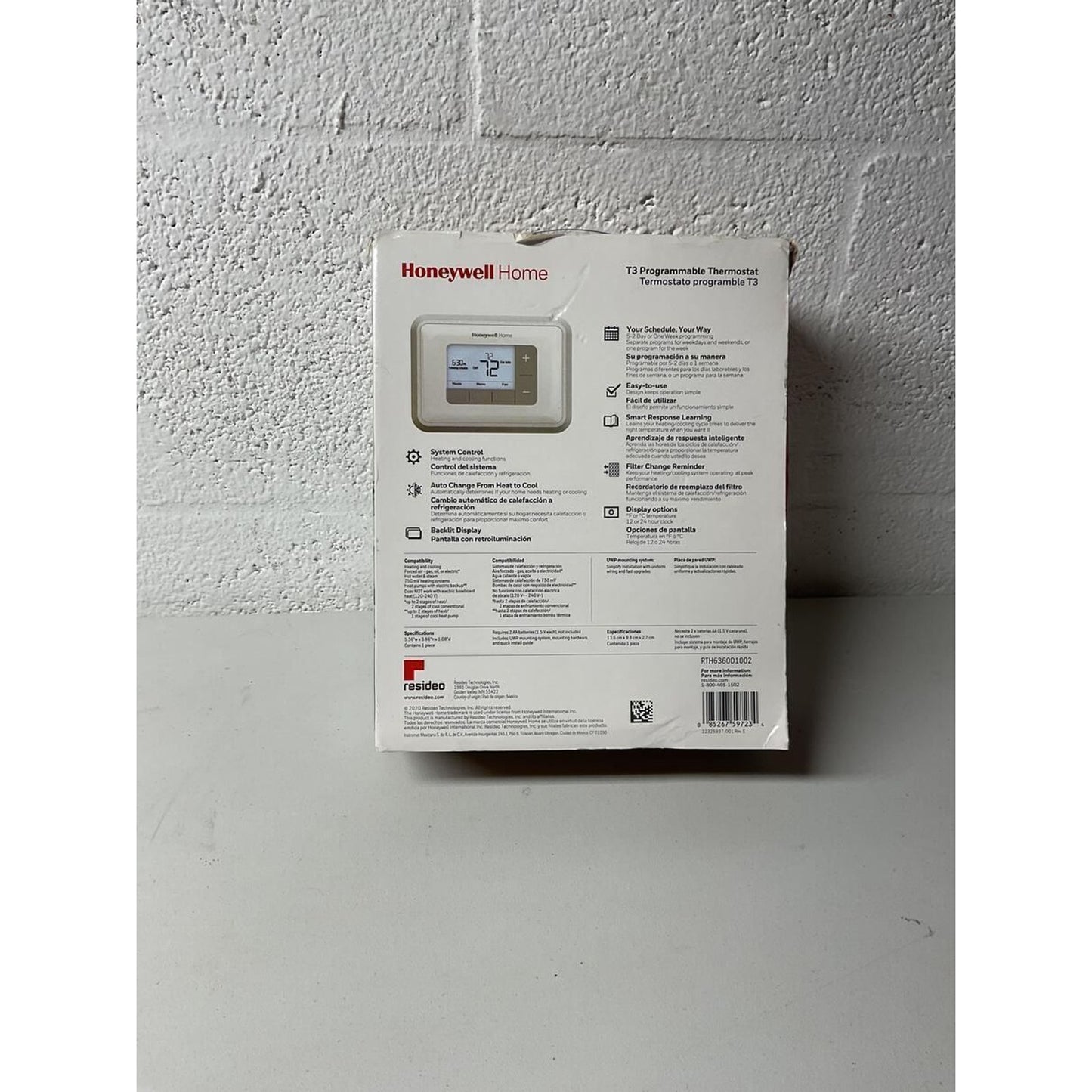 Honeywell T3 Programmable Thermostat