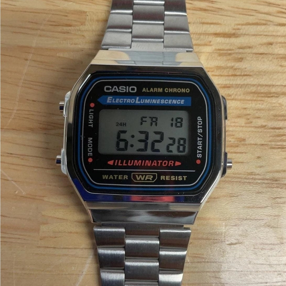 Casio A168WA1 Gray Men's Watch