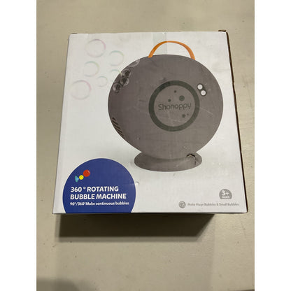 Shonoppy 360 rotating bubble machine