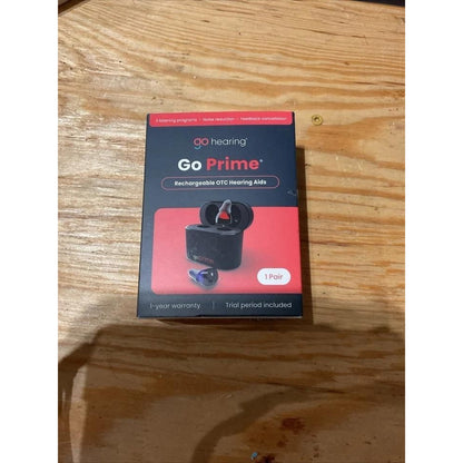 Go Hearing Go Prime Rechargeable OTC Hearing Aids