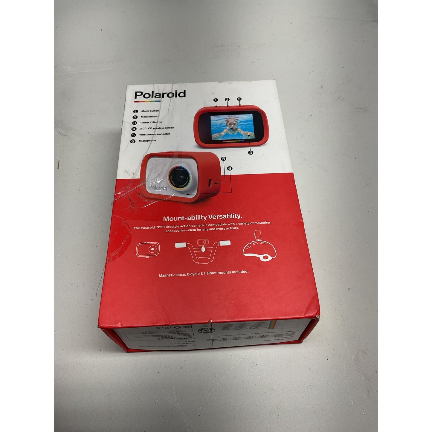 Polaroid iD757 digital camera/action camera