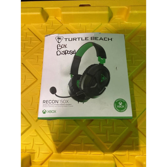 Turtle Beach Recon 50X Wired Multiplatform Gaming Headset With Removable Mic