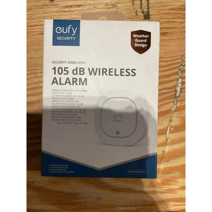Eufy Security Siren 105dB Wireless Alarm With Weather Guard Design