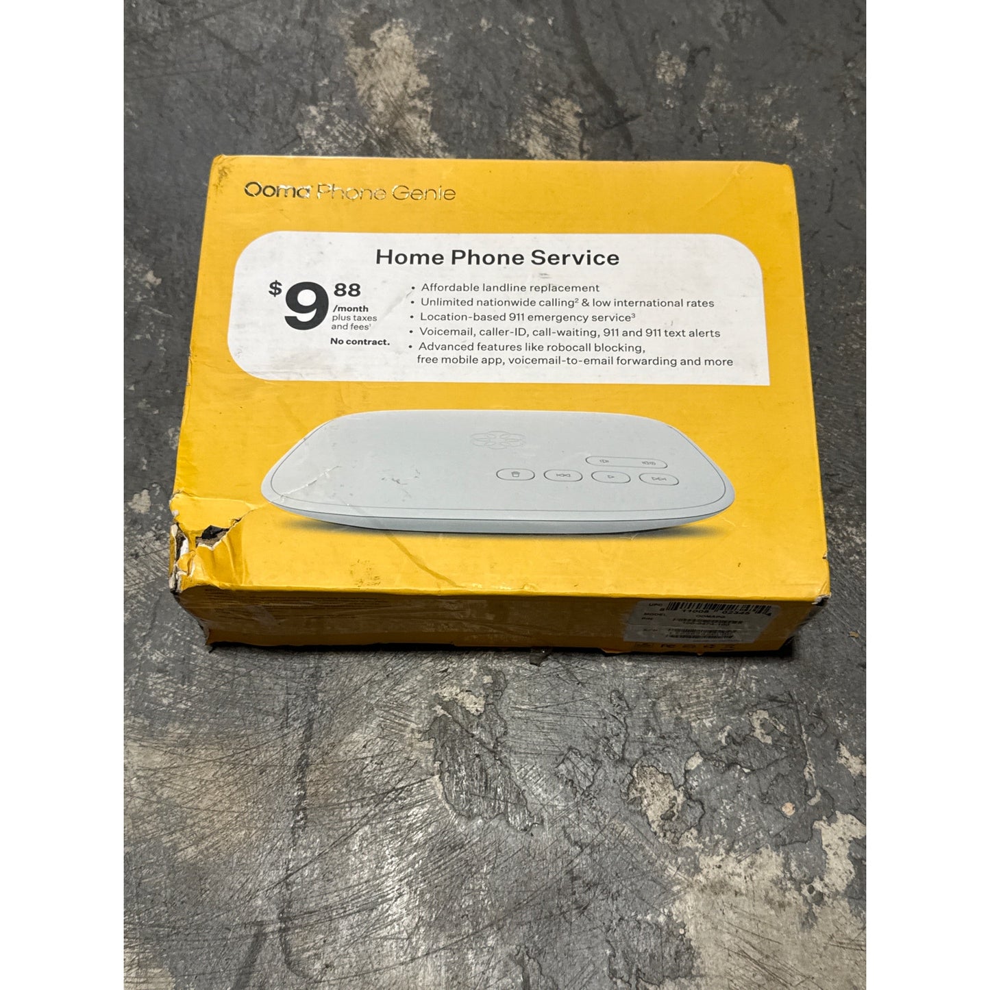 Ooma phone genie - home phone service - Open Box