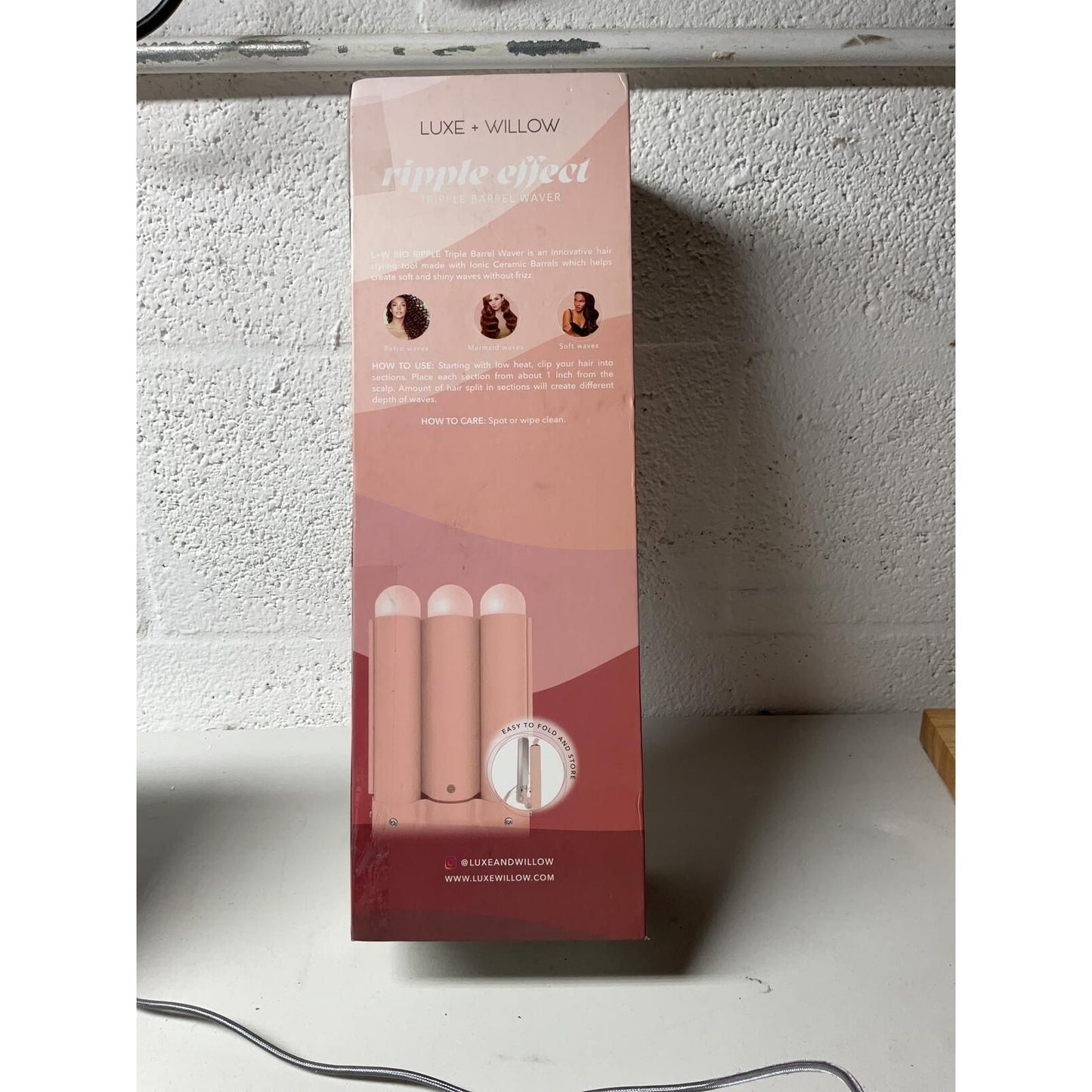 Luxe + Willow Ripple Effect Tripple Barrel Waver