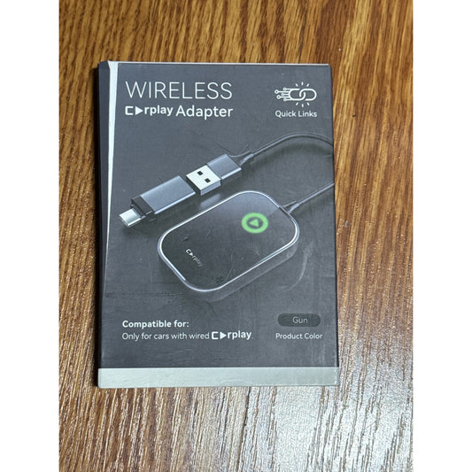 Wireless Carplay Adapter WL02-C Converts Wired to Wireless For iPhone New